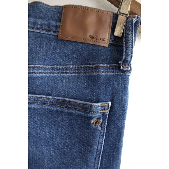 Madewell 9” Mid-Rise Skinny Jeans Medium Wash 26 2 - Picture 10 of 11